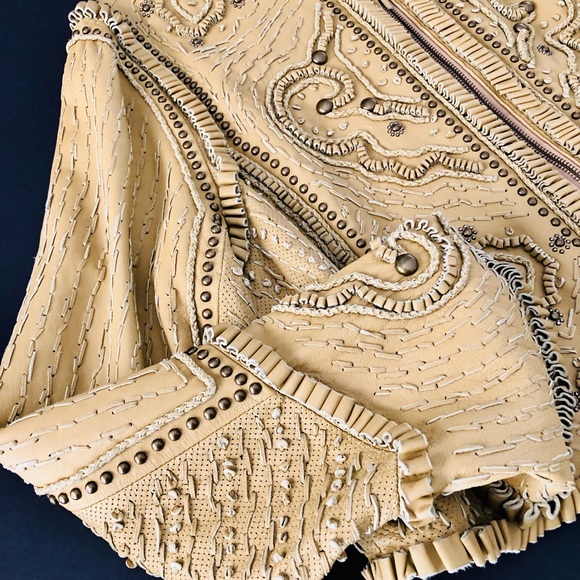 Double D Ranch Leather Jacket - Rare - Picture 6 of 16